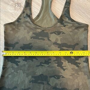 Lululemon Camouflage Racerback Tank Top